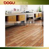 Natural Wooden Ceramic Kitchen Floor Tile Cheap Price Design