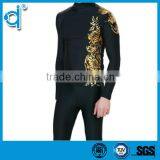 Windproof Waterproof Black and Yellow Printed Jumpsuits Neoprene Diving Suit thumbnail-1