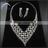 Large Bridal Jewelry Sets Rhinestone Wedding Jewelry Sets Wholesale thumbnail-1