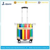 wholesale alibaba boarding eminent trolley luggage PU 16 inch aluminum trolley luggage
