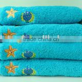 100% cotton embroidery towel