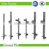 PV System Solar Brackets Foundation of Spiral Post Helical Ground Screw Piles thumbnail-1