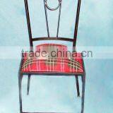 Iron Chair, Dinner Chair, Garden Chair, Garden Iron Mesh Chair, Indoore Wrough Iron Chairs thumbnail-1