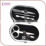 5 Pcs Personal Nail Care Black Manicure Pouch thumbnail-3