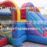 Cheap and Hot Sale CLOWN Classical Inflatable Bouncer and Slide Combo Castle SP-CM031