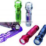 TE066 2015 Promotion Super Power Aluminum Colorful Zoom in and Out 14LED Flashlight