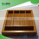 expandable bamboo cutlery tray drawer with wholesale, made in china