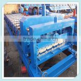 1067 Trapezoidal Coloured Metal Roofing Sheet Molding Machine