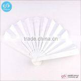 2016 New Product Promotional Custom Brand Printed pp Folding Fan