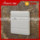 High Quality Pure White BIHU Flat Face Panel Remote Control Push Button Smart Switch thumbnail-6
