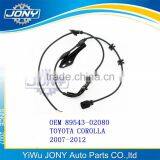For TOYOTA COROLLA 2007-2012 Rear ABS Sensor Right OEM 89543-02080