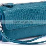 Women Leather Clutch Bag Stone Pattern Zipper Bag Cowhide Messenger Fashion Bags Ladies Handbags thumbnail-3