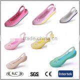 fashion garden plastic red clogs for women