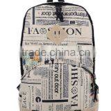 China Factory Designer Unisex pu Backpack Fashion Printing Magazine Backpack School Bags thumbnail-1