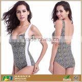 Women's Printed Spandex Nylon Backless One Piece Swimsuit Bikini thumbnail-3