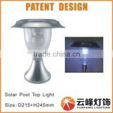 Hight LUMEN Stainless Steel LED Solar Deck Light Solar Post Top Light With Remote Controller Solar Light thumbnail-2