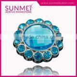 Designer Glass Crystal Rhinestone Shank Button