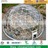 Geodesic dome tent Event dome tent White PVC cover Roof Top Tent for sale
