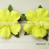 Yellow Indian paper flower 10 pcs/ 20 pcs / 50 pcs