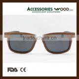 NEW DESIGN Acetate Mix Walnut Layered Wood Sunglasses Women thumbnail-2