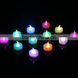 flashing led candle tea light with logo printing,all sizes available 24pcs/set