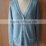 Ladies' 58%Linen42%Cotton sweater