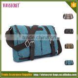 China Manufacturer Best Brand OEM Laptop Men Canvas Messenger Bag thumbnail-1