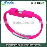 Give Away Colorful Options Wristband Usb Gift Data Cable thumbnail-5