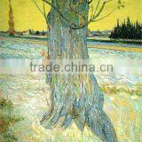 Natural Scenery Painting Trunk of an Old Yew Tree by Van Gogh thumbnail-1