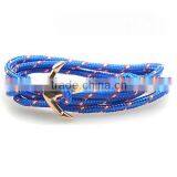 Wholesale Survival Golden Anchor Design Paracute Bracelet thumbnail-6