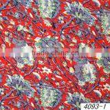 Rayon Print Fabric Flower Designs