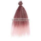 Hotsale Pink Ombre Colored Vintage Dam Troll Doll Hair Wig thumbnail-5