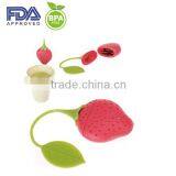 Creative Strawberry Shaped Silicone Tea Bag thumbnail-2