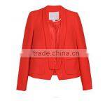2015 New arrival Designer women coats Red Fashion Slim Women blazers clothing Customized