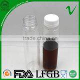 250ml PET Round Shape Plastic Juice Custom Logo Bottle With 38mm Neck Size thumbnail-1