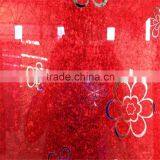 Back Painted Ice Flower Glass thumbnail-2