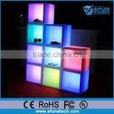 Illuminated Color Wine Display Cabinet DIY Led Lighted Bar Wine Shelf thumbnail-4