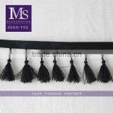 Nice Design 8cm Width Handmade Beaded Fringe Bag Accessories thumbnail-1