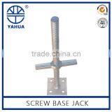 Scaffolding solid base jack