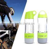 Music glass bottle combo Bluetooth Speaker 400ml portable outdoor sports bottle