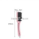 Anti-Scald Ceramic Heater 2 In 1 Anion Hair Straightener Brush thumbnail-4