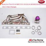 Mertop Race 3.0mm Tube Thickness STEAM PIPE for BMW T3/T4 Turbo Manifold E30 E34 24V M50/M52/S50/S52+44mm V Band Wastega thumbnail-1