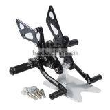 Black CNC Front Foot Pegs Set For Suzuki GSXR1300 Hayabusa 1999-2014 08 10 11 13 thumbnail-1