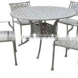 Cast Aluminum Dining Table and Chairs 18333 thumbnail-1