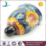 YSfp0006-02 Sunflower Ceramic Hanging Pot for Garden thumbnail-6