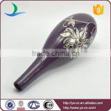 Electroplated Sliver Flower Design Outdoor Decorative Vases thumbnail-4