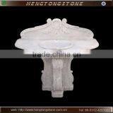 White Marble Sink With Pedestal thumbnail-1