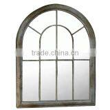 POWERLON Vintage Garden Iron Window Mirrors With Natural Beauty Reflection thumbnail-3