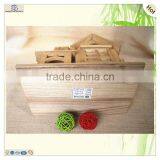 Best Selling Unfinished Natural Antique Wood House Castle thumbnail-5