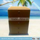 EA0015WB European Style Brown Home Decorative Waste Basket thumbnail-1